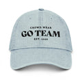 Go Team denim hat front